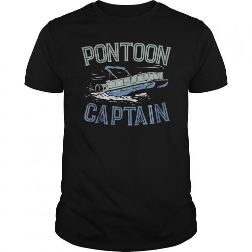 Pontoon Boat Captain Tee Shirt