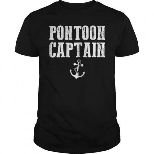 Pontoon Captain Funny Pontoon T-shirt for men and women