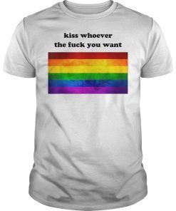 Pride Month LGBT 2019 shirt Kiss Whoever Tshirt LGBT Flag