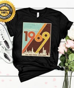 This is the perfect present for your gay, lesbian, bisexual, or transgender friend to wear at the pride parade and promote equality. This tee shirt is a great gift to show your love and support of the queer community. The NYC 1969 Riots were the catalyst for all LGBTQI Pride Parades in the World. Whether Marching or Watching in 2019, show your support for Gay, Lesbian, Bisexual, Transgender, Queer, love in this Commemorative Anniversary Pride T-Shirt.
