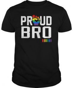 Proud Bro Brother Gay Pride Month LGBTQ T-Shirt