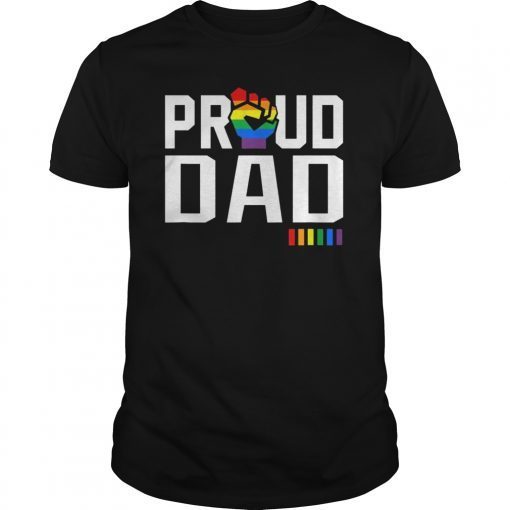 Proud Dad Gay Pride Month LGBTQ T-Shirt