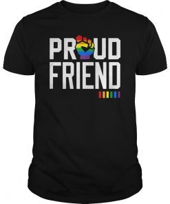 Proud Friend Gay Pride Month LGBTQ T-Shirt