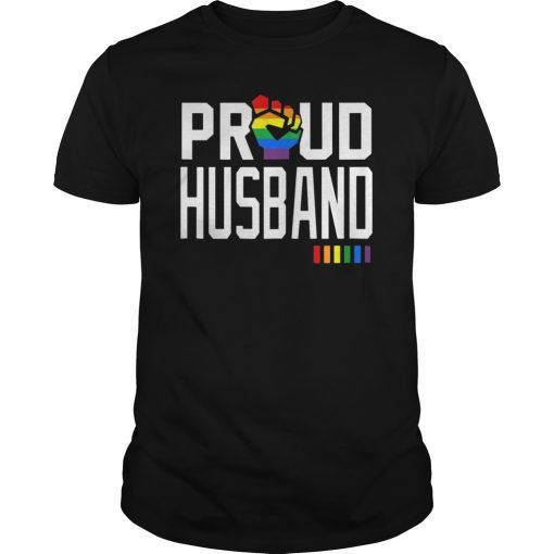 Proud Husband Gay Pride Month LGBTQ T-Shirt