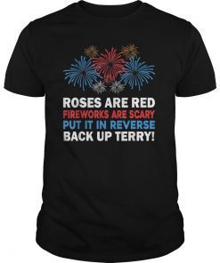 Put It In Reverse Back Up Terry Fireworks 4th of July T-Shirt