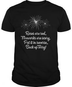 Put It In Reverse Back Up Terry Fireworks July 4th T Shirts