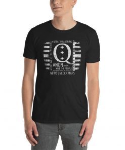 Q Anon Anonymous Hacker Question Everything Short-Sleeve Unisex T-Shirt