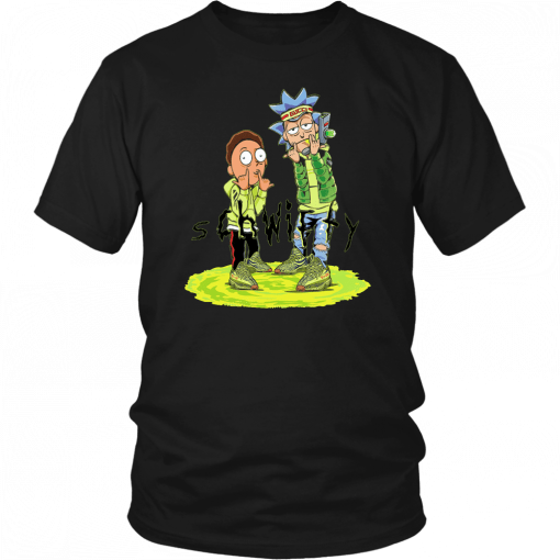 RICK AND MORTY FROZEN YELLOW YEEZY SHIRT