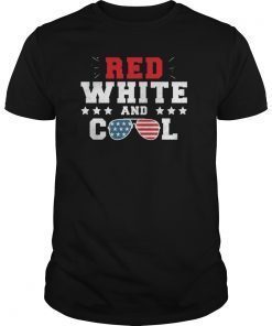 Red White And Cool 4th Of July T-Shirt