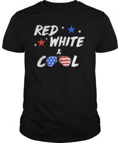 Red White and Cool! Mom Dad Family or Kids Style 4th of July T-Shirts