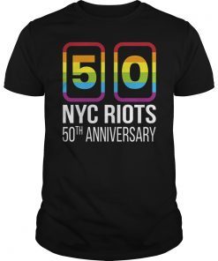 Riots 50th NYC Gay Pride LBGTQ Shirt