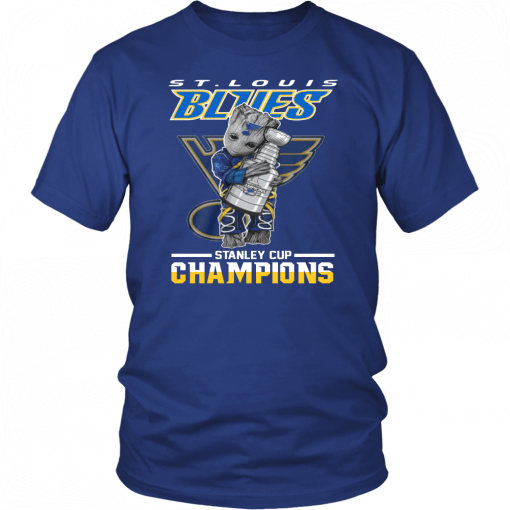 ST LOUIS BLUES 2019 STANLEY CUP CHAMPIONS - GROOT SHIRT