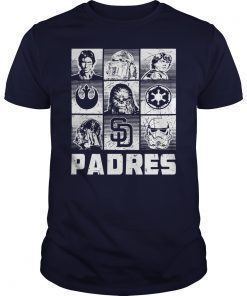 San Diego Padres Star Wars Heroes and Villains Shirt