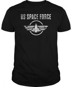 Space Force Shirt USA Armed Forces Distressed T-Shirt