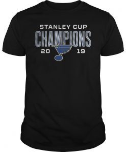 St. Louis Blues 2019 Stanley Cup Champions Goaltender Signature Tee Shirt