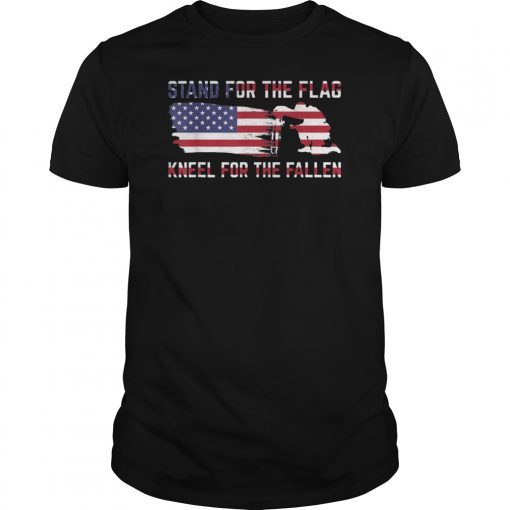 Stand For The Flag Kneel For The Fallen T-Shirt