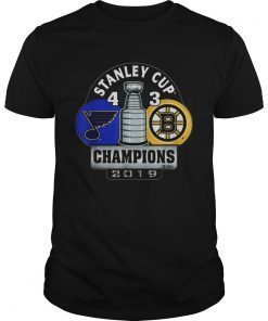 Stanley Cup Champions St Louis Blues 4 3 Boston Bruins T-Shirt