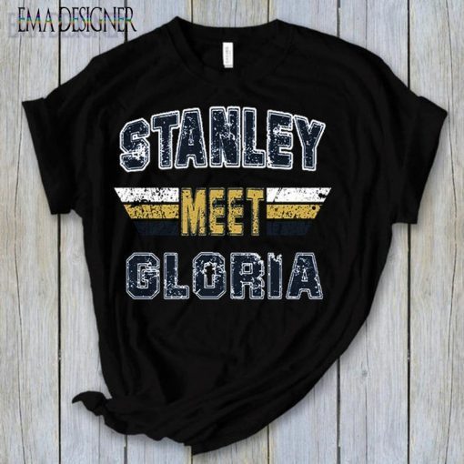 Stanley Meet Gloria shirt St. Louis Blues Hockey shirt Gloria Stanley Champions 2019 Unisex T-shirts