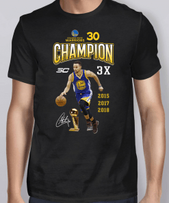 Stephen Curry 30 Champion 3X Shirt