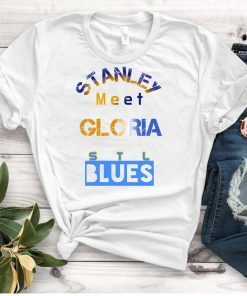 Stl Blues Stanley Champion CUP Short Sleeve Unisex T-Shirt