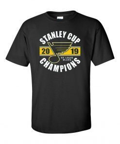 Stl Blues Stanley Champion CUP Short Sleeve Unisex Tee Shirts