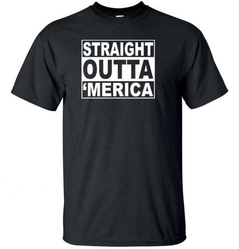 straight outta merica shirt