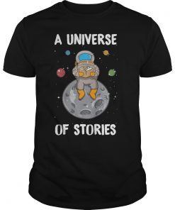 Summer Reading A Universe of Stories Librarian Prize Gift T-Shirt