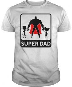 Super Dad Superdad Shirt Funny Superhero Dad Cute T-shirt