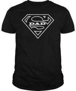 Super Dad T Shirt Father's Day Shirt Cool Funny Gift Men Tee
