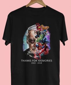 Thank For Memories 1922 2018 Shirt - RIP Stan Lee Tee