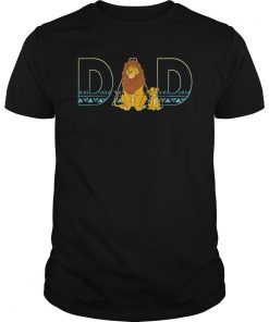The Lion King Simba and Mufasa Dad T-Shirt