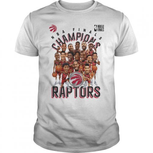 Toronto Raptors Champions 2019 NBA Finals Tee Shirt