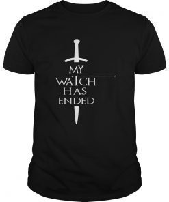 Trends Funny My Watch Has Ended Men Tshirt