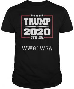 Trump 2020 JFK Jr. 2020 T-shirt Front and Back