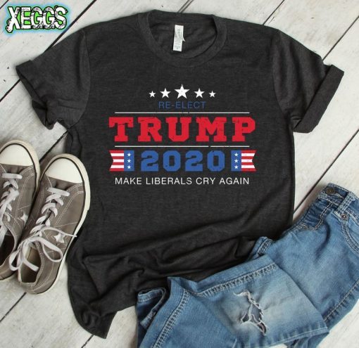 Trump 2020, Trump Shirt, Pro Trump Shirt, Make Liberals Cry Again, Liberal Tears, Trump Gift, MAGA, Republican Gifts, Donald Trump Shirt
