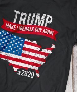 Trump in 2020 Make Liberals Cry Again Funny Political Tee