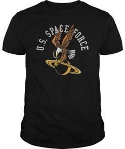Trump's U.S. Space-Force Eagle Saturn Armed Forces T-Shirt