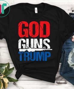 US Army Republican USA Patriot God Guns Trump T-Shirt