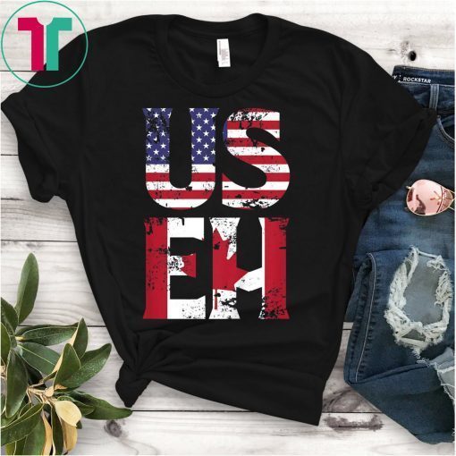 US EH Tshirt American Canadian Funny Meme Quote T-Shirt