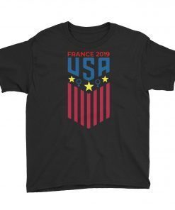 USA Soccer Jersey Women's Team France 2019 Cup Shirt