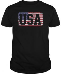 USA T Shirt US Flag Tee Patriodic 4th Of July America Gift T-Shirts