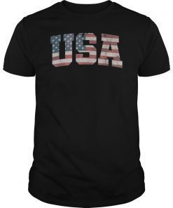 USA T Shirt US Flag Tee Patriodic 4th Of July America Tshirt