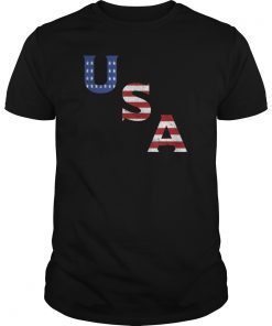 USA T Shirt US Flag Tee Patriodic 4th Of July America Tshirts