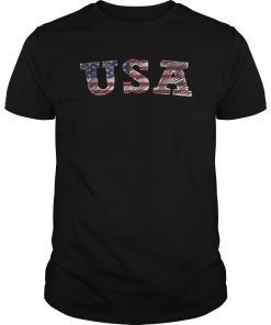 USA T Shirt US Flag Tee Patriodic 4th Of July America Unisex TShirt