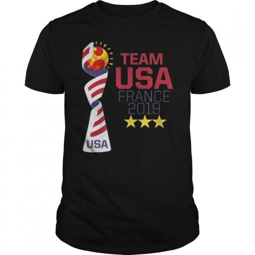 USA Women Soccer Team Shirt France 2019