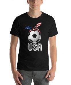 USA Women's Soccer Kit France 2019 T Shirt