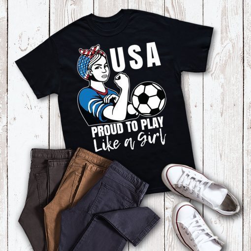 USA Womens Soccer T Shirt, France 2019 Girls Football Fans Jersey, US Womens Soccer Kit, USA France 2019 Soccer Tee