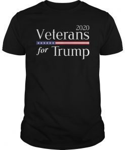 Veterans For Trump 2020. Donald Trump 2020 Election Premium T-Shirt