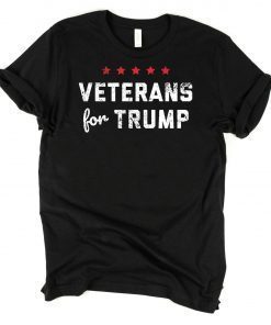 Veterans For Trump Unisex T-Shirt Trump T Shirts, Patriotic Veterans Shirt, MAGA, Veteran Gifts, USA