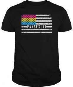 Vingate Rainbow Pride American Flag LGBT Pansexual T Shirts